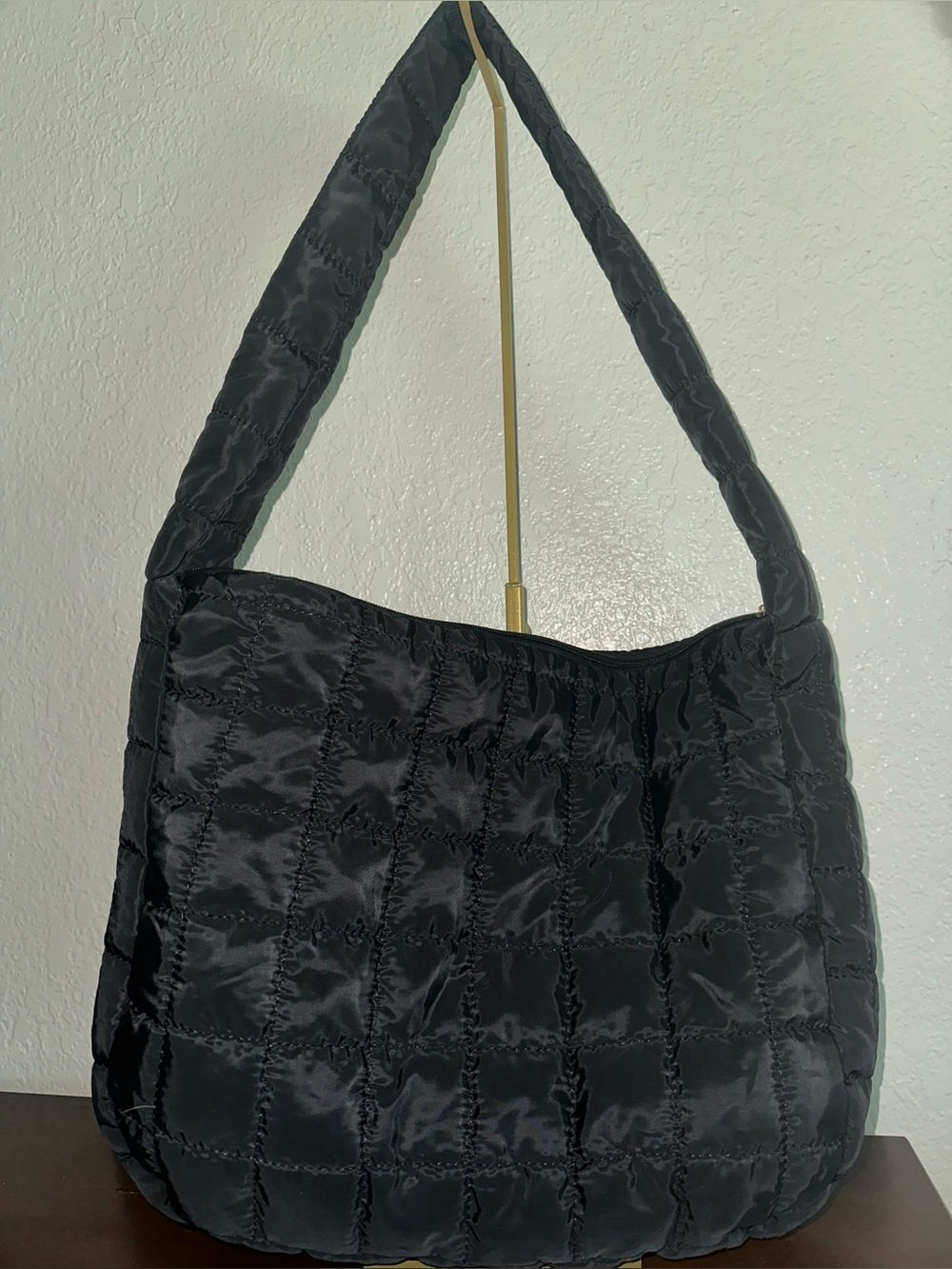 Black Puffer Bag